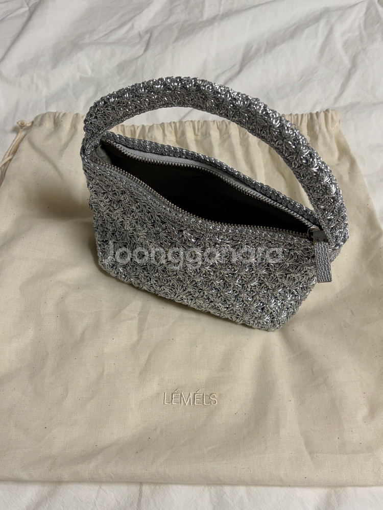 lemels 레멜 가방 SQUARE KNIT MINI--2