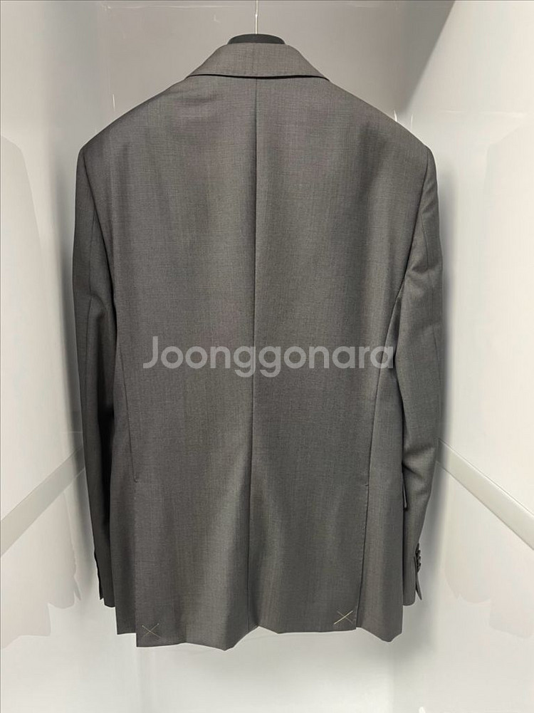 솔리드옴므 봄가을 챠콜 패턴 블레이져 95사이즈--1