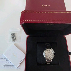 정품 까르띠에 발롱블루 36mm 오토매틱