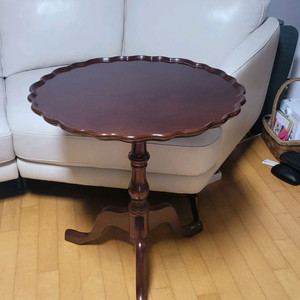 원탁 원형테이블 상판회전 앤틱