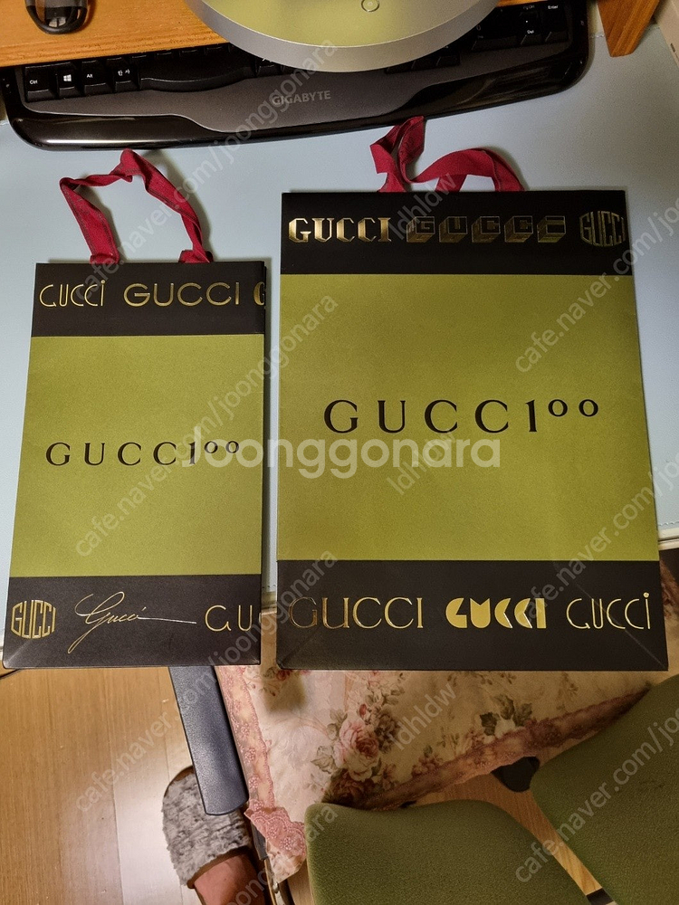 명품 쇼핑백 구찌,디올쇼핑백 새제품 2개 택포 14--4