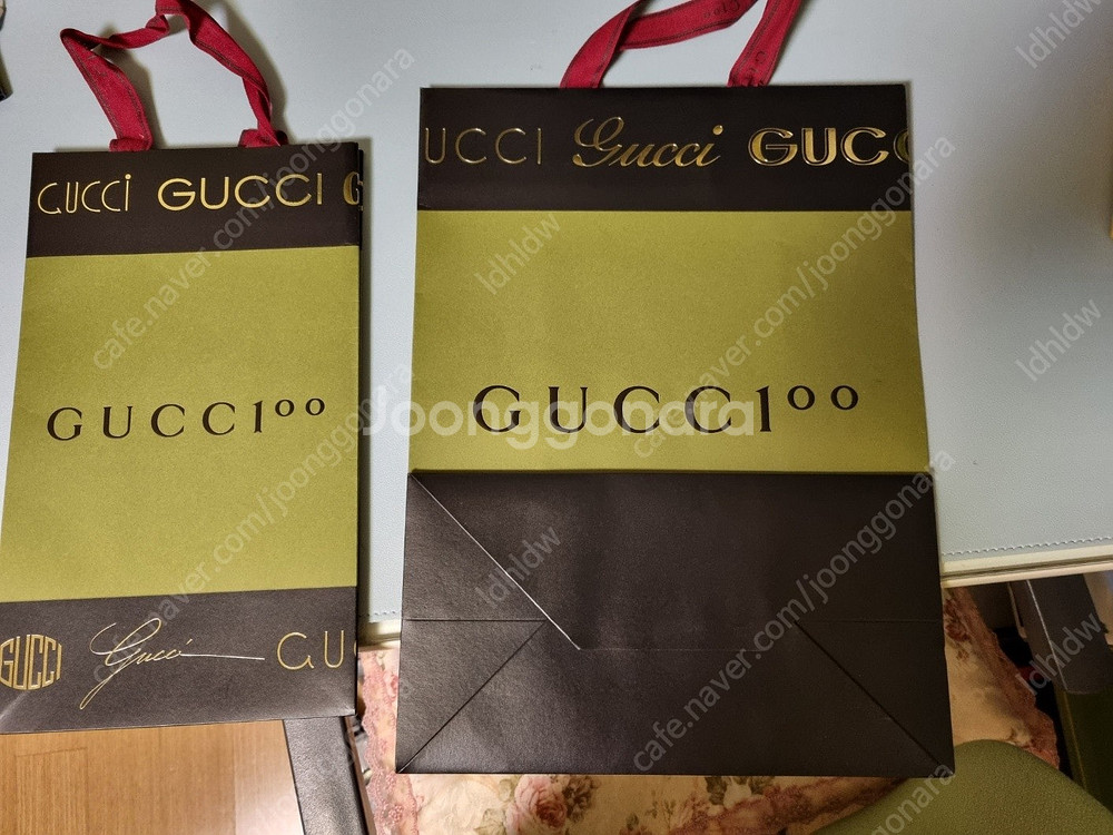 명품 쇼핑백 구찌,디올쇼핑백 새제품 2개 택포 14--5