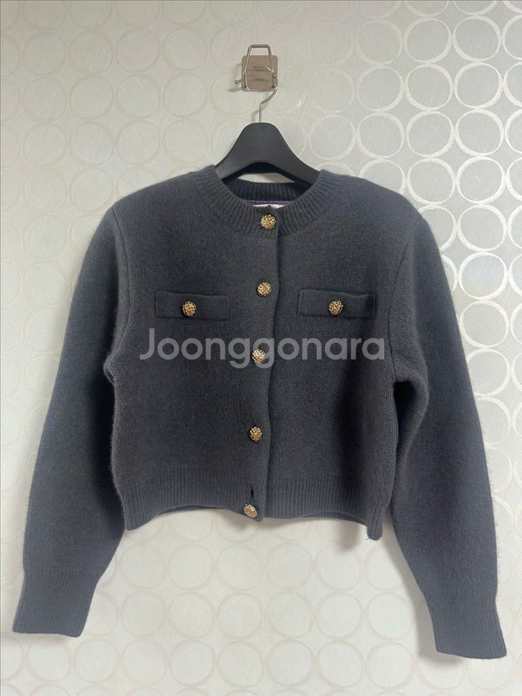 OBZEE 라쿤 블렌드 크롭 가디건--0