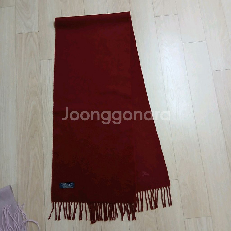 정품 버버리 캐시미어 100 머플러--4