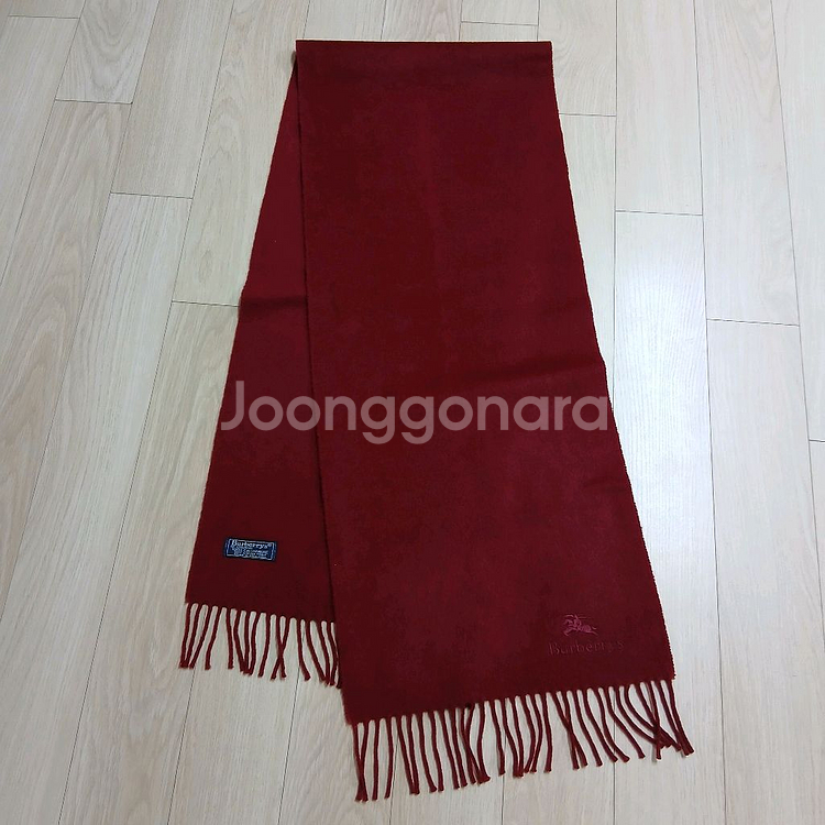 정품 버버리 캐시미어 100 머플러--3