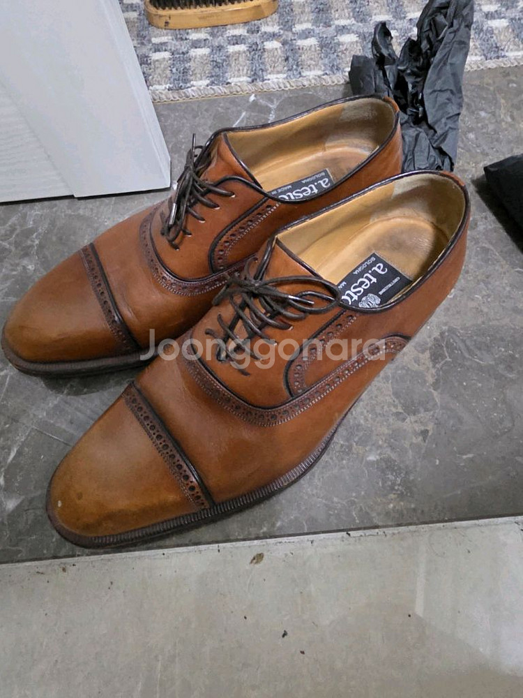 아테스토니 블랙라벨 정장구두 7사이즈--0