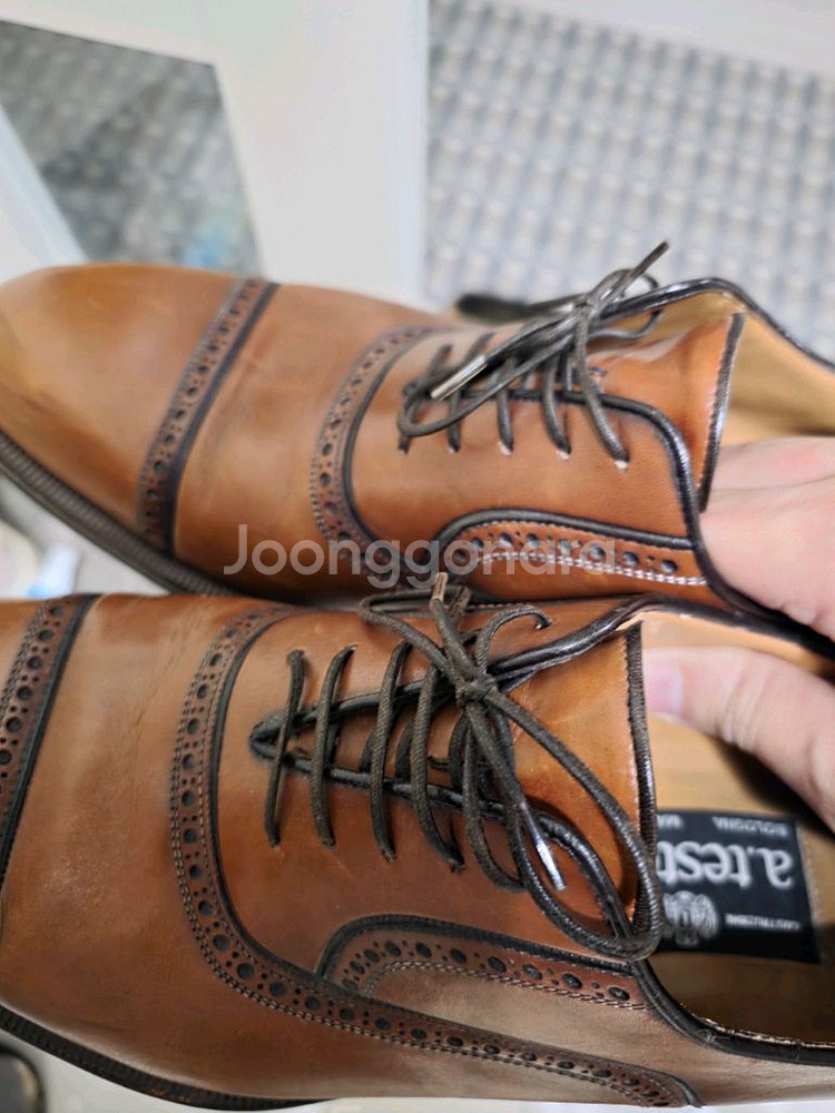 아테스토니 블랙라벨 정장구두 7사이즈--3