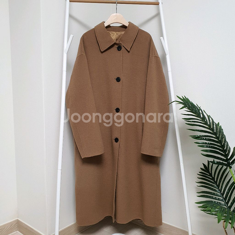 스튜디오톰보이 오버핏 울 롱코트--0