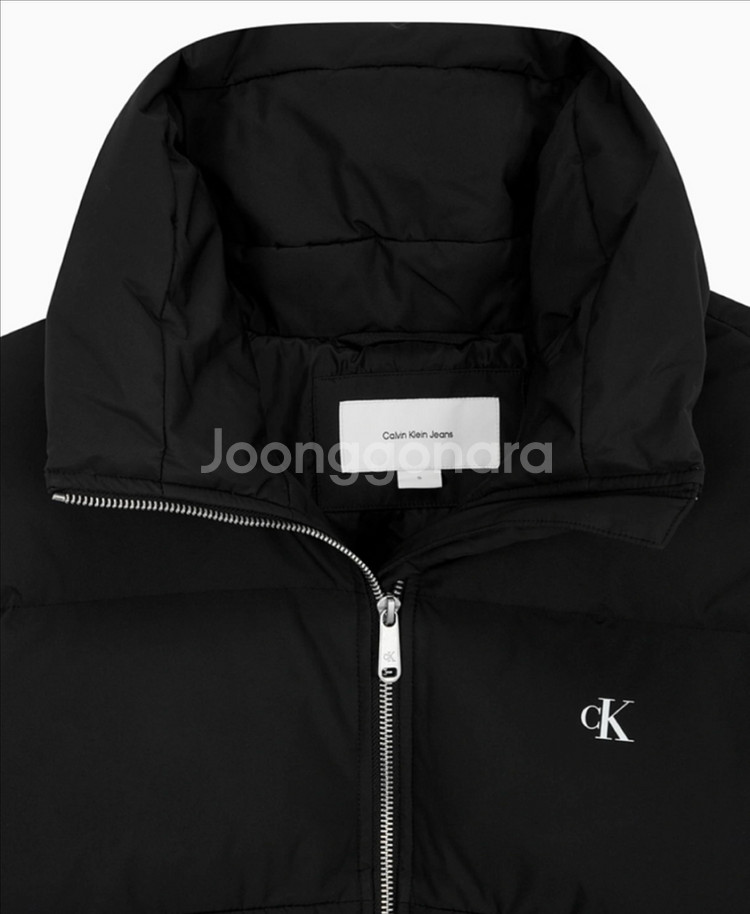 캘빈클라인 (패딩) 여성 볼륨 넥 크롭 다운 푸퍼--5