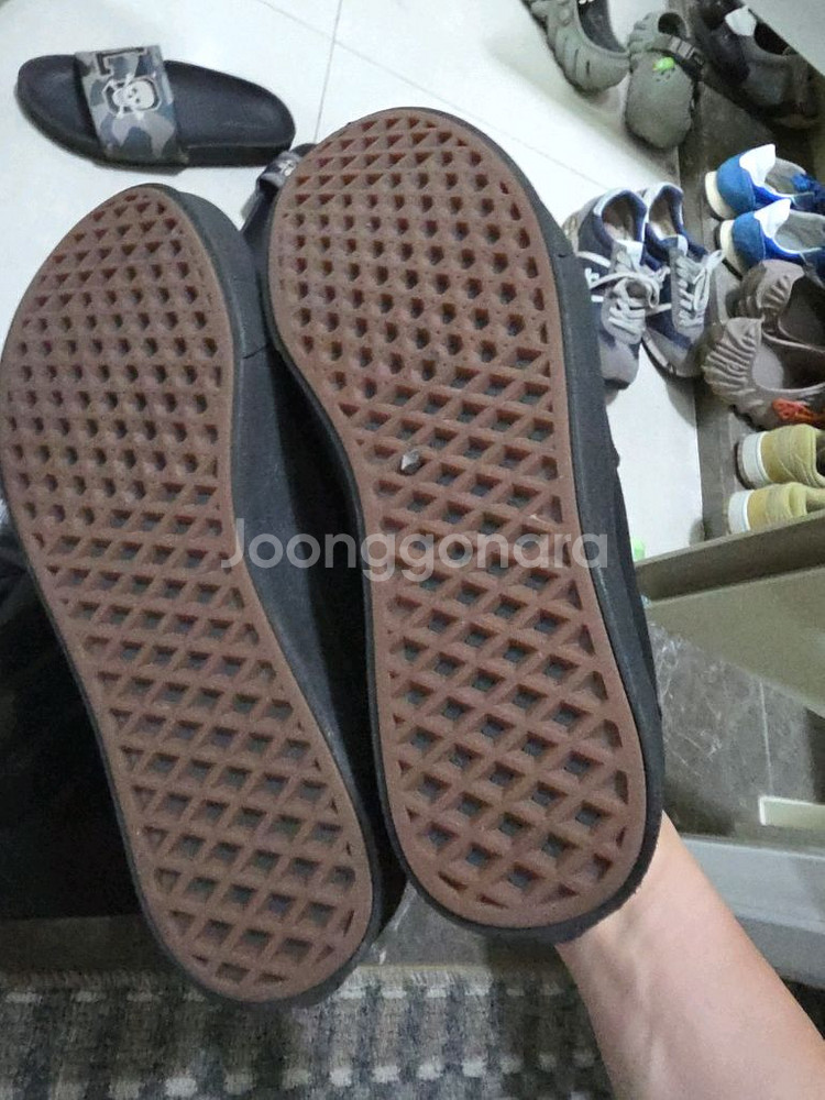 반스 올블랙 270 이태원매장 구매--2