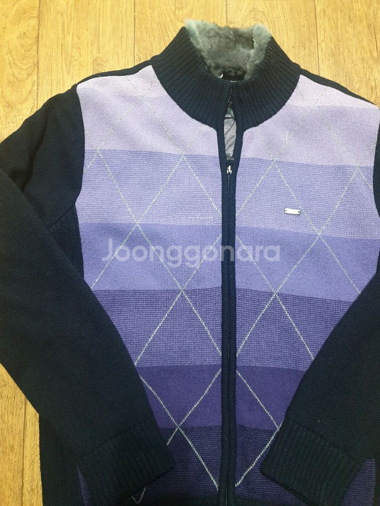 지센 니트 집업 100~105 사이즈입니다--3