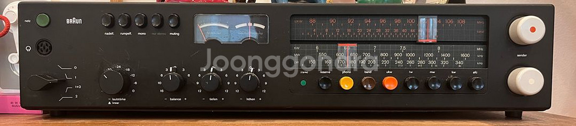 Braun 브라운 빈티지 리시버 / 그룬딕 오디오라마--4