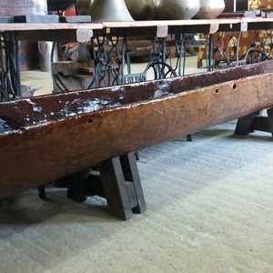 박달나무 여물통