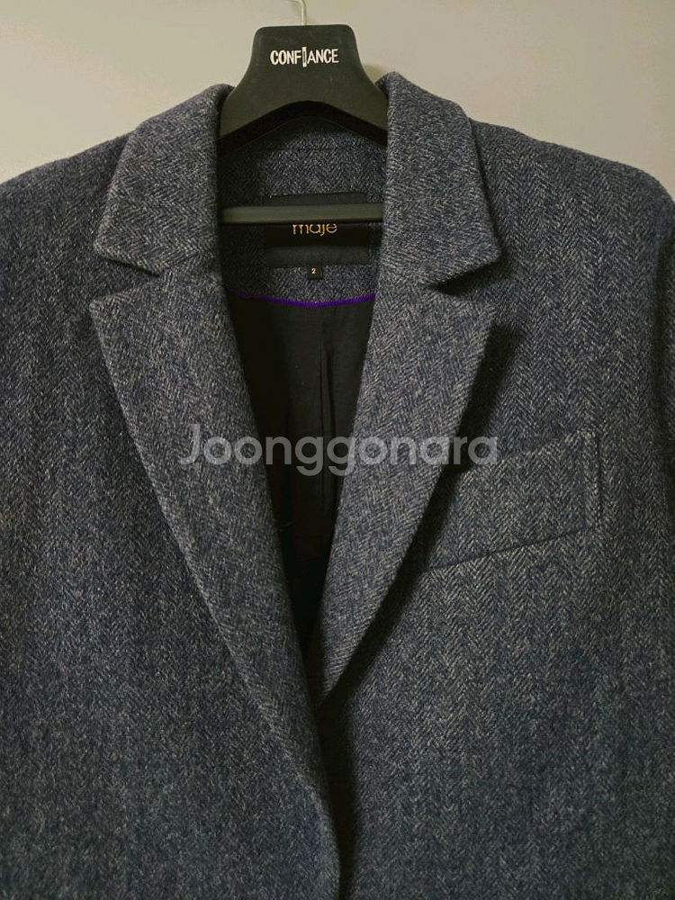 마쥬 헤링본 울 자켓--0