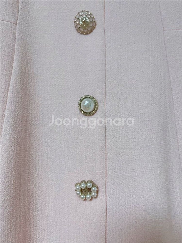 지고트 울 100 피치핑크 원피스--3