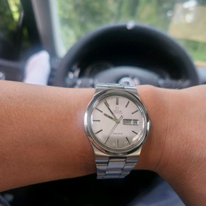 정품 오메가 제네브 오토매틱 클래식 시계