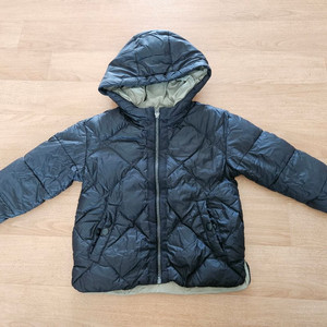 Cheek 아동 패딩 점퍼 블랙 110