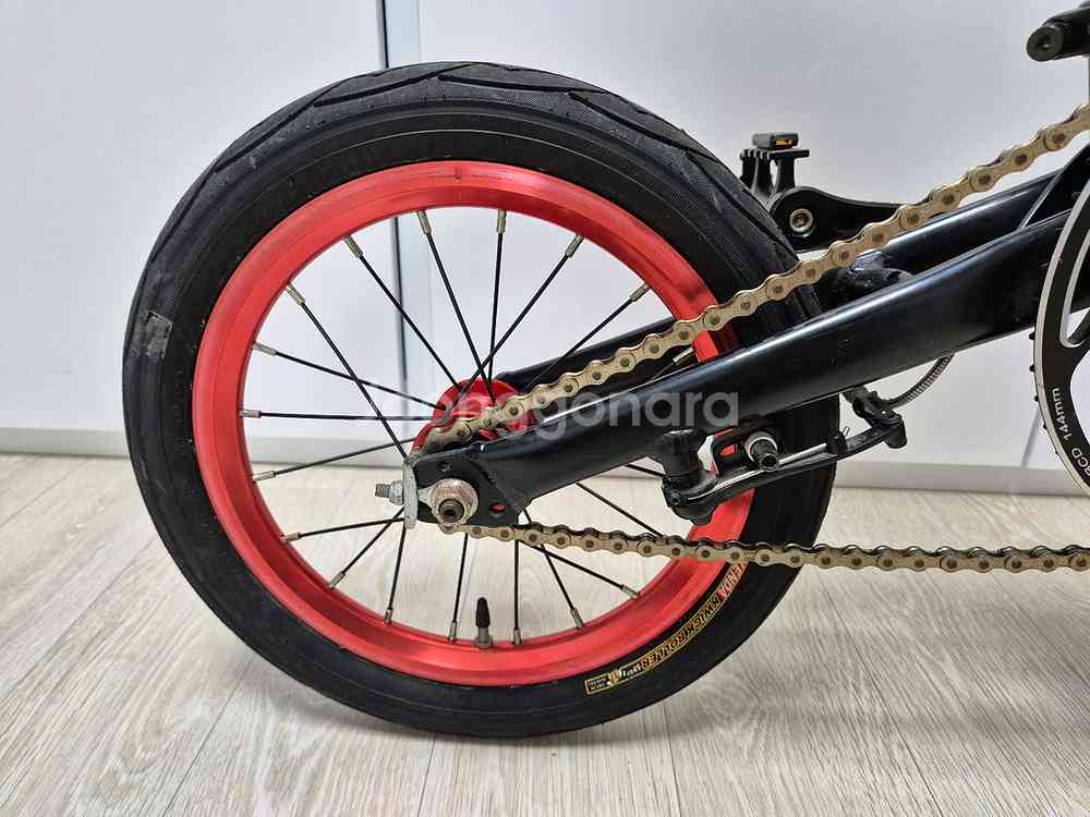 ANM 포켓14 초경량 접이식 미니벨로 싱글기어 급처--3