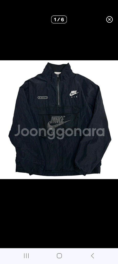 특가 급처)나이키우븐아노락. M/L--0