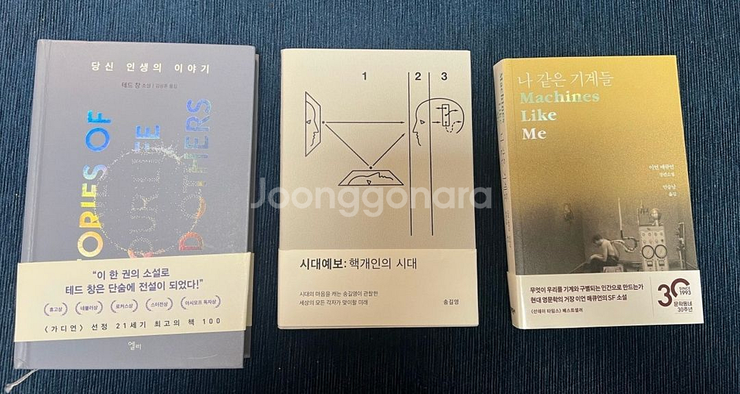 핵개인의 시대, 나 같은 기계들, 당신 인생의 이야기--0