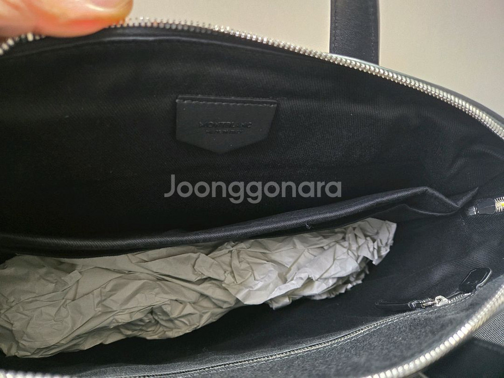 몽블랑 Sartorial 남성 서류 가방 블랙--2
