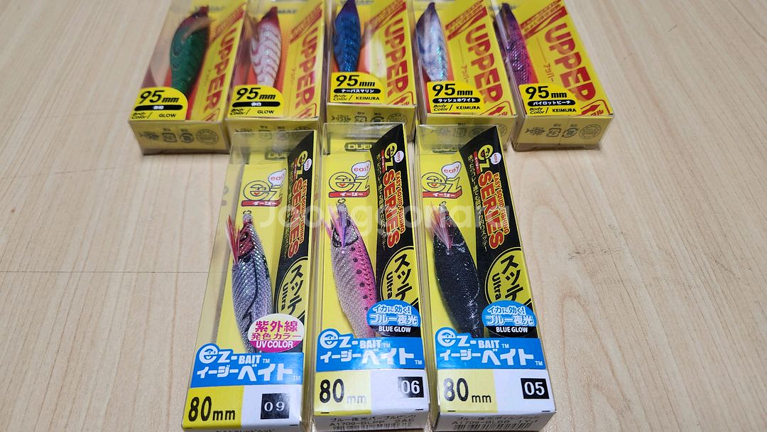 야마시타 어퍼 5종과 듀엘 80미리 3종 총 8개--0