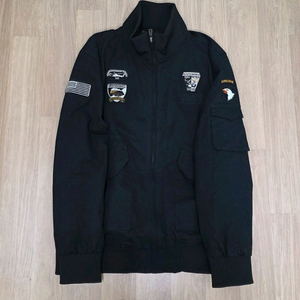 (택포)H.T.NIAO 남성 블랙 항공점퍼 남 120