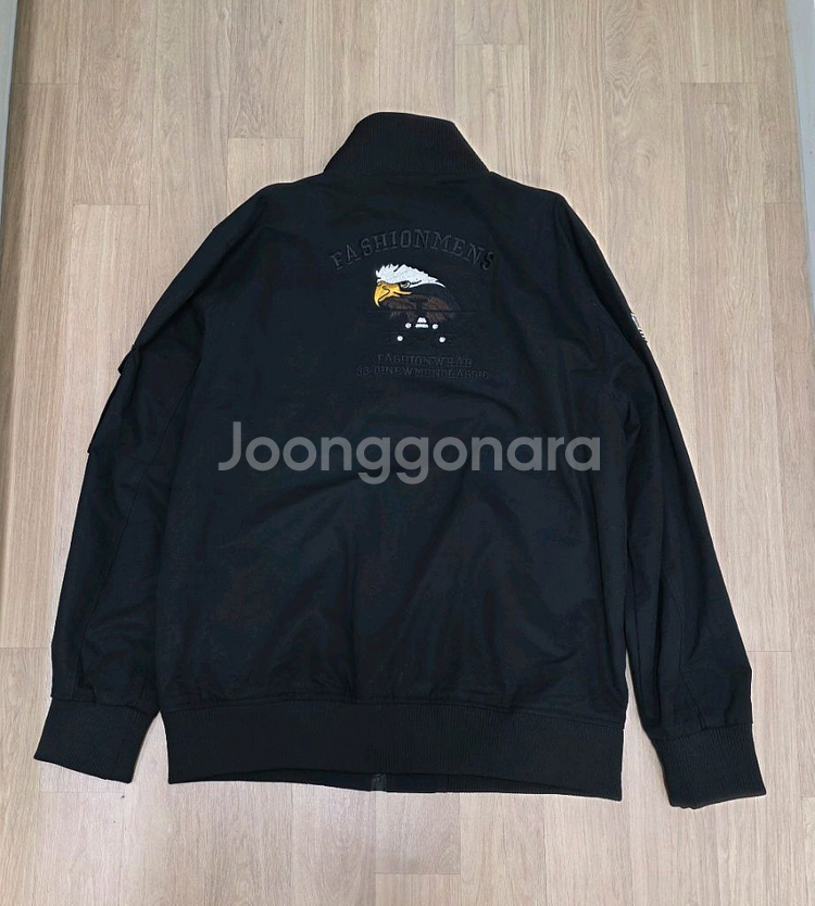 (택포)H.T.NIAO 남성 블랙 항공점퍼 남 120--1