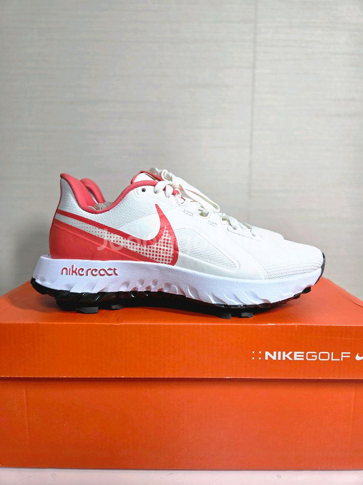나이키 리액트 프로 골프화 베이지코랄 새상품--0