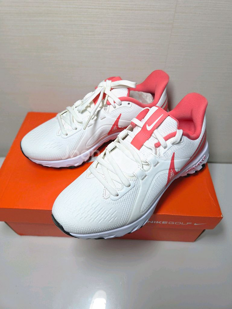 나이키 리액트 프로 골프화 베이지코랄 새상품--3