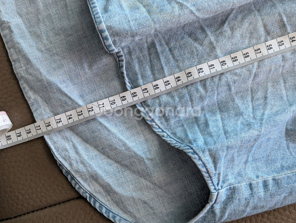 IRO JEANS 이로 디스트로이드 데님 셔츠 6만 5천--7