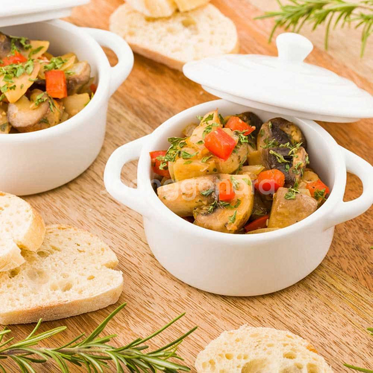 [새제품] 미니 도자기 냄비 세라믹 전자렌지 계란찜그릇--2