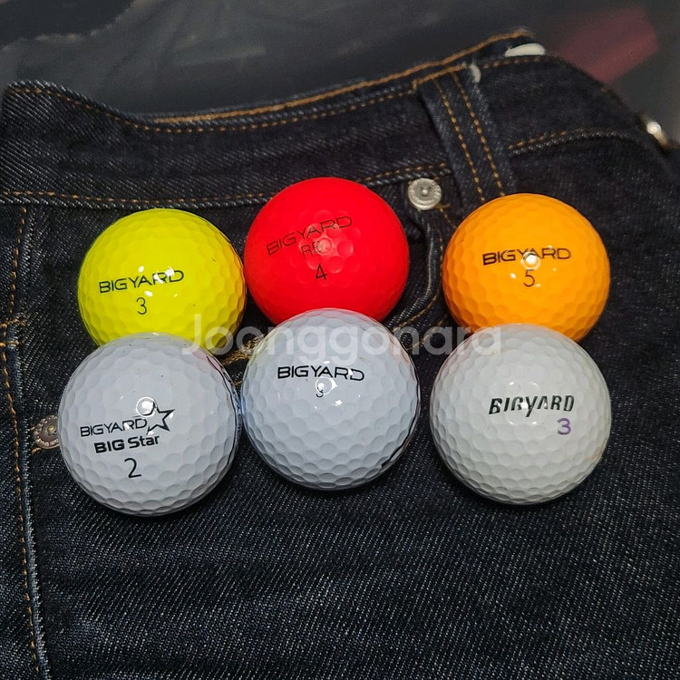 빅야드 골프공 로스트볼 75개 일괄--0