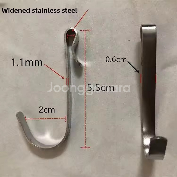 [새제품] 스텐304 강력 스텐레스 J후크 6개 세트--3