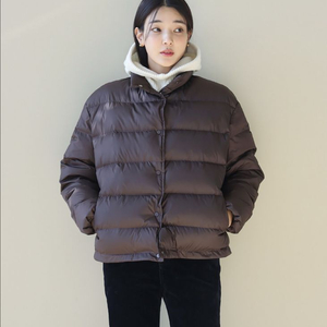 디그 브라운 구스 디운 숏패딩