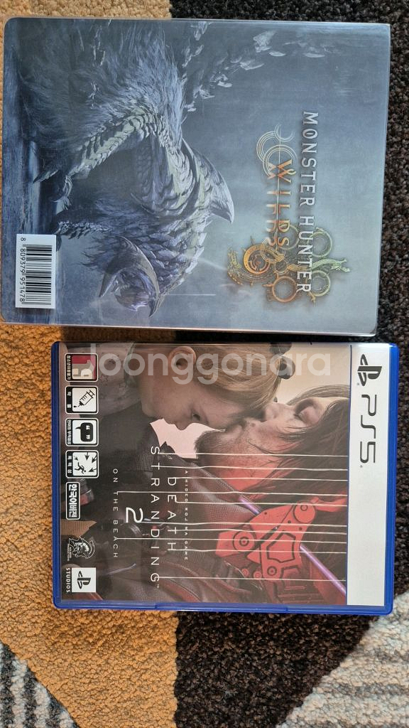 ps5 데스스트랜딩2, 몬스터헌터 와일즈(스틸북)--0