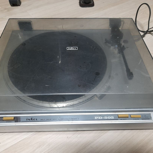 (디피용,부품용) 80년대 인켈 실버 턴테이블