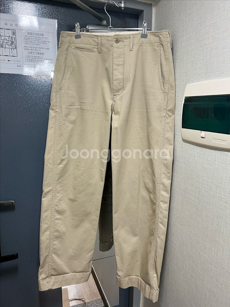 [34] 풀카운트 1201 US Army 치노 팬츠 4--0