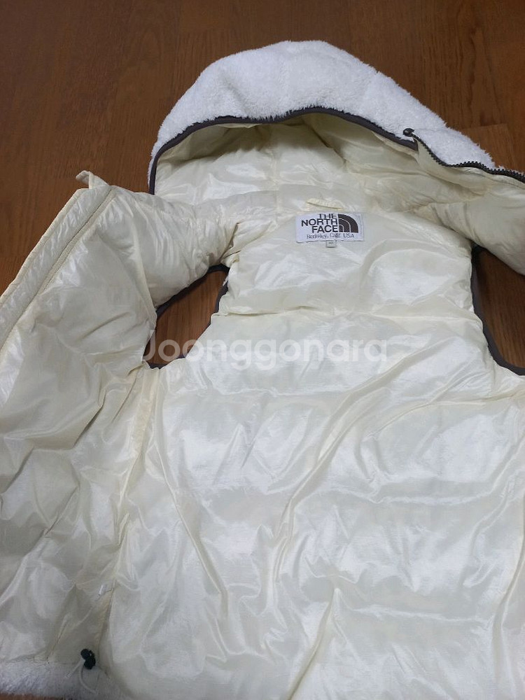 노스페이스 뽀글이 구스 조끼--3