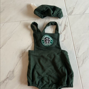 스타벅스슈트 아기할로윈 아동할로윈옷