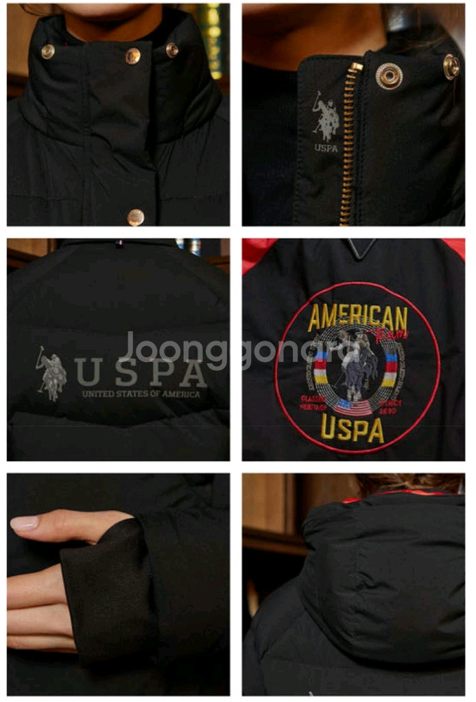 폴로 USPA 구스 롱패딩 여성--6