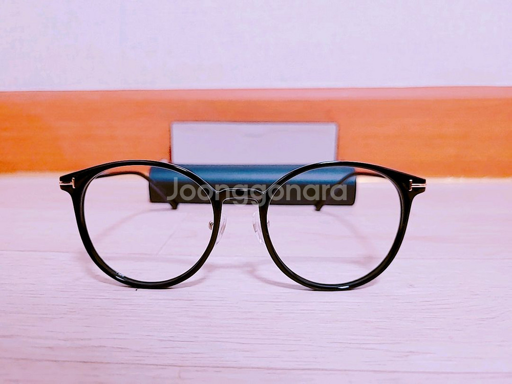 [ 미개봉새상품_럭셔리 골드블랙안경테 / 검정뿔테 저--0