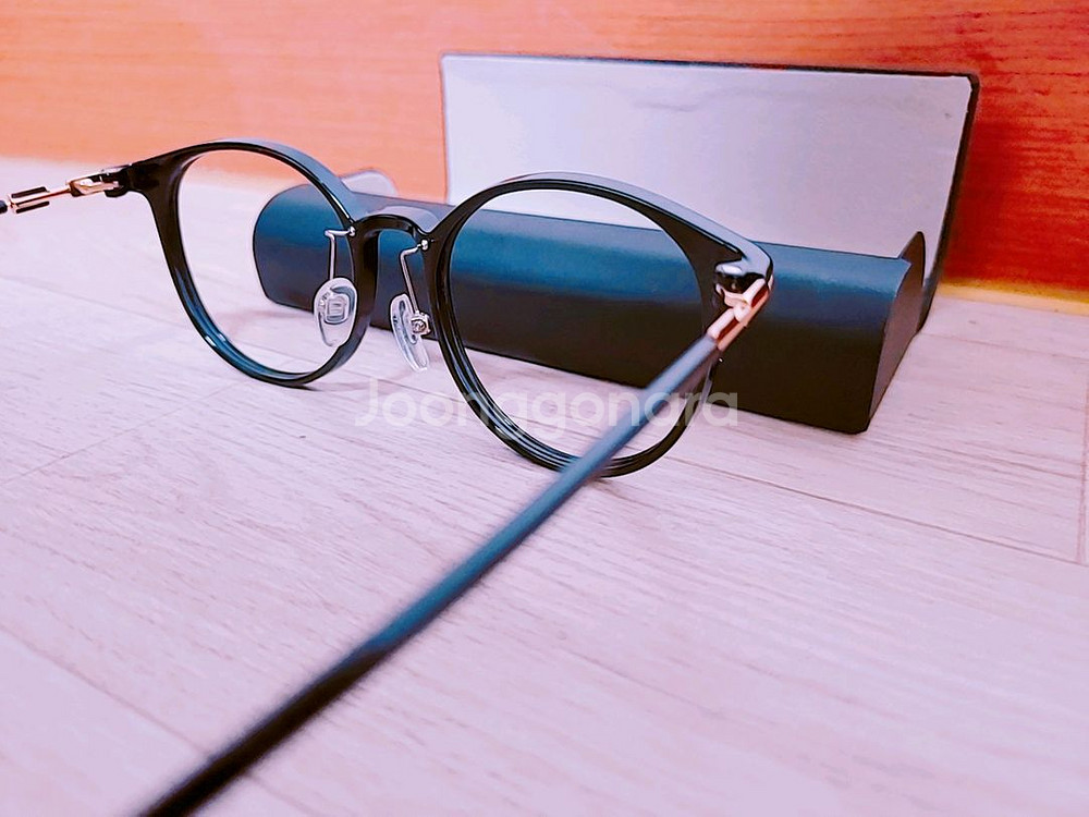 [ 미개봉새상품_럭셔리 골드블랙안경테 / 검정뿔테 저--2