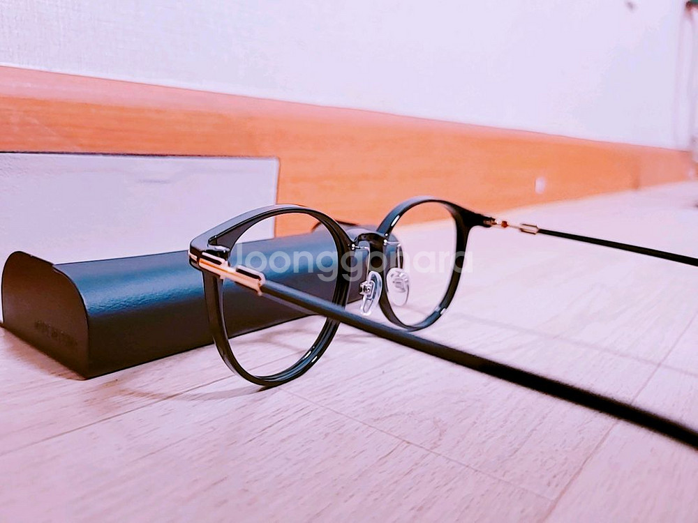 [ 미개봉새상품_럭셔리 골드블랙안경테 / 검정뿔테 저--3