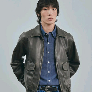 유니폼브릿지 a-2 레더 가죽 자켓 L사이즈