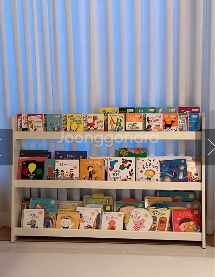 안지가구 전면책장 3단 1200--0