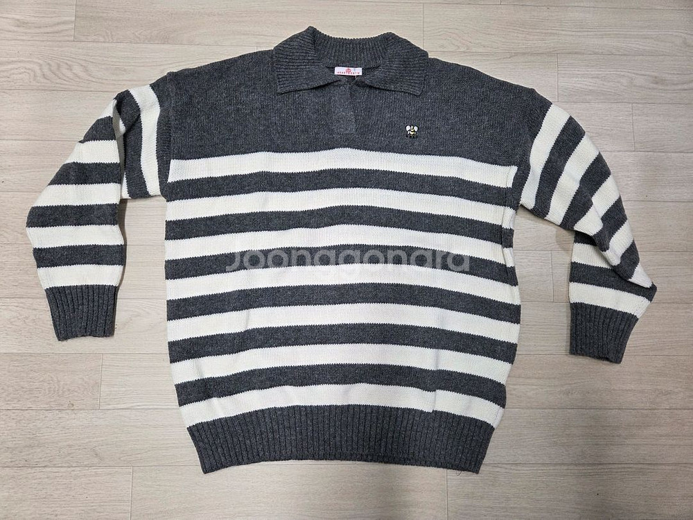 새상품 하츠크루 니트 카라 맨투맨-남녀공용--1