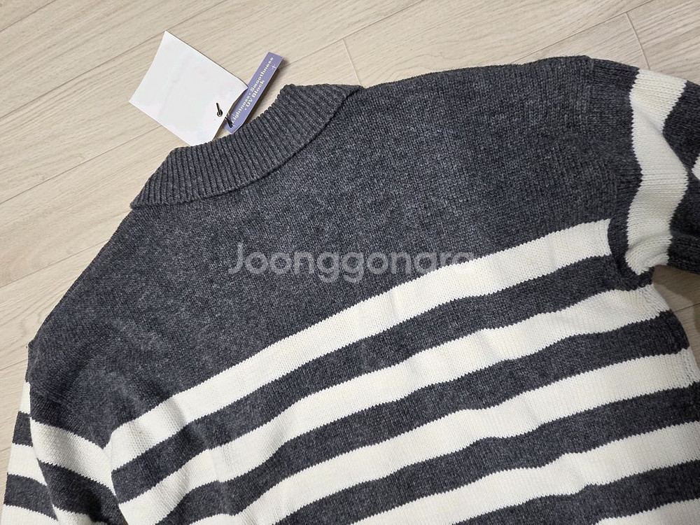 새상품 하츠크루 니트 카라 맨투맨-남녀공용--5
