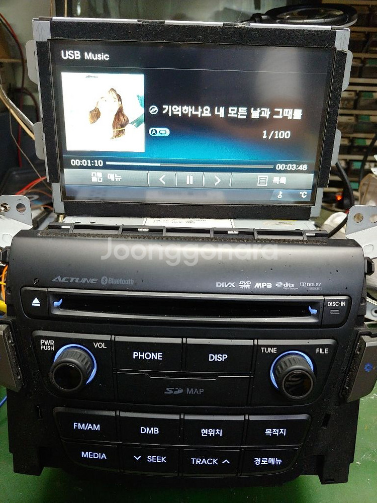 그랜져HG 2014년 AVN 무출 데크,모니터 팝니다.--0