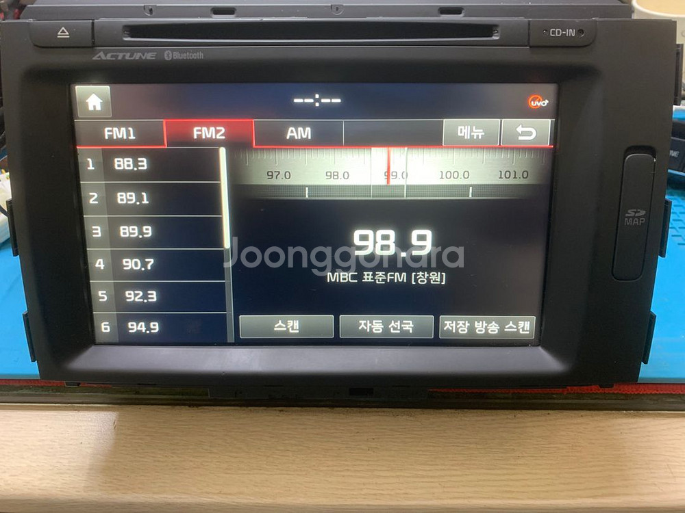 올뉴 카니발 순정AVN 데크 2종+앰프 팝니다.--3
